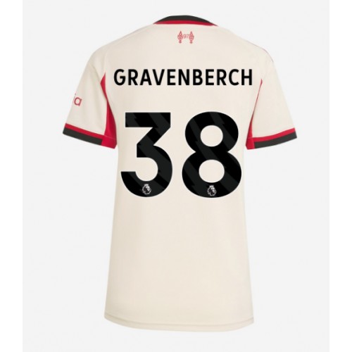 Liverpool Ryan Gravenberch #38 Replica Away Shirt Ladies 2025-26 Short Sleeve Liverpool Ryan Gravenberch #38 Replica Away Shirt Ladies 2025-26 Short Sleeve